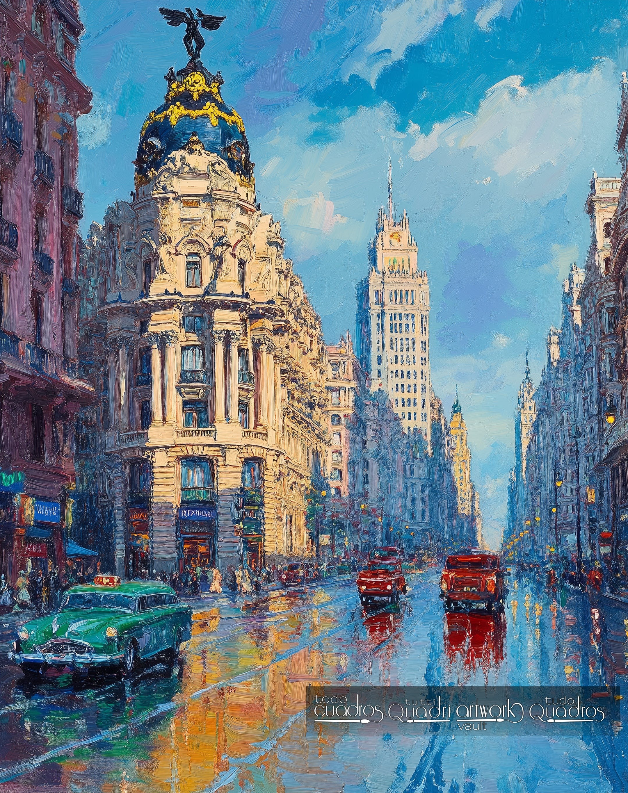 Madrid en movimiento, estilo Monet