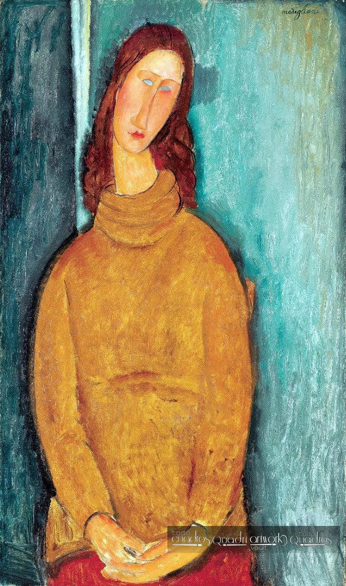 Retrato de Jeanne Hébuterne, Modigliani